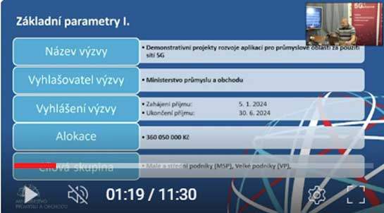 2. Seznámení se důležitými parametry výzvy