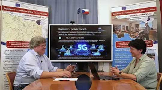 Rozhovor vedoucího BCO Michala Manharta se zástupcem BCO pro projekty 5G a Olgou Jedličkovou Smart Informatics - 5G