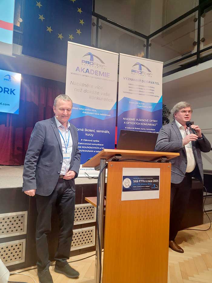 Sítě FTTx v roce 2025 &amp; Mistrovství světa v mikrotrubičkování v Brně. Budoucnost je v dohledu, za účasti BCO