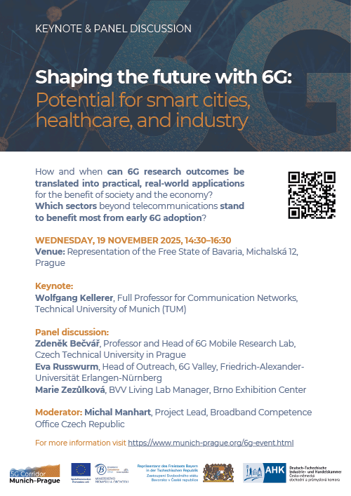 Shaping the future with 6G: Potential for smart cities, healthcare, and industry - keynote &amp; panel discussion