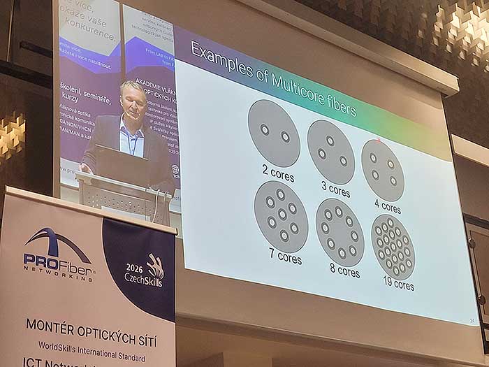 Seminář Sítě FTTx v roce 2026 a Mistrovství světa v mikrotrubičkování 12. - 13. 3. 2026 Seminář Sítě FTTx v roce 2026 a Mistrovství světa v mikrotrubičkování 12. - 13. 3. 2026